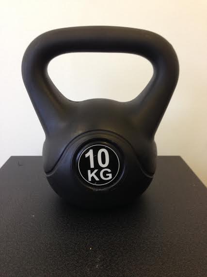 New Kettle Bell Weight 10Kg Workout Quality Plastic Coated